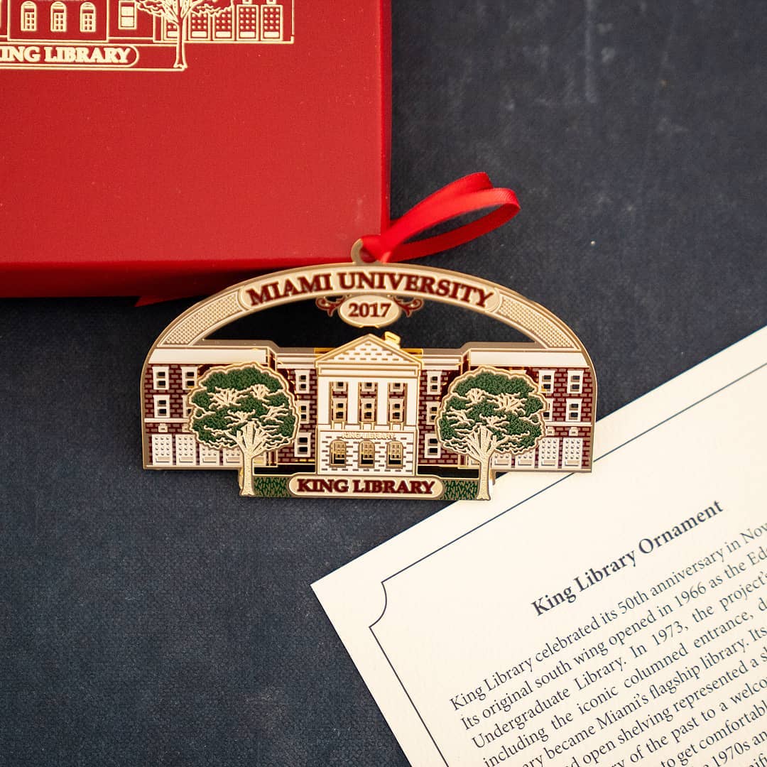 decorative pin of King Library