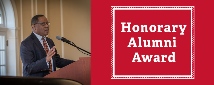 Dean and University Librarian Jerome Conley will receive the Honorary Alumni Award from the Miami University Alumni Association on Thursday, May 3, 2018 at the Annual Advancement Awards Banquet.