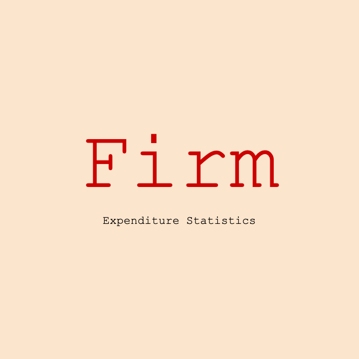 Firm expenditure statistics
